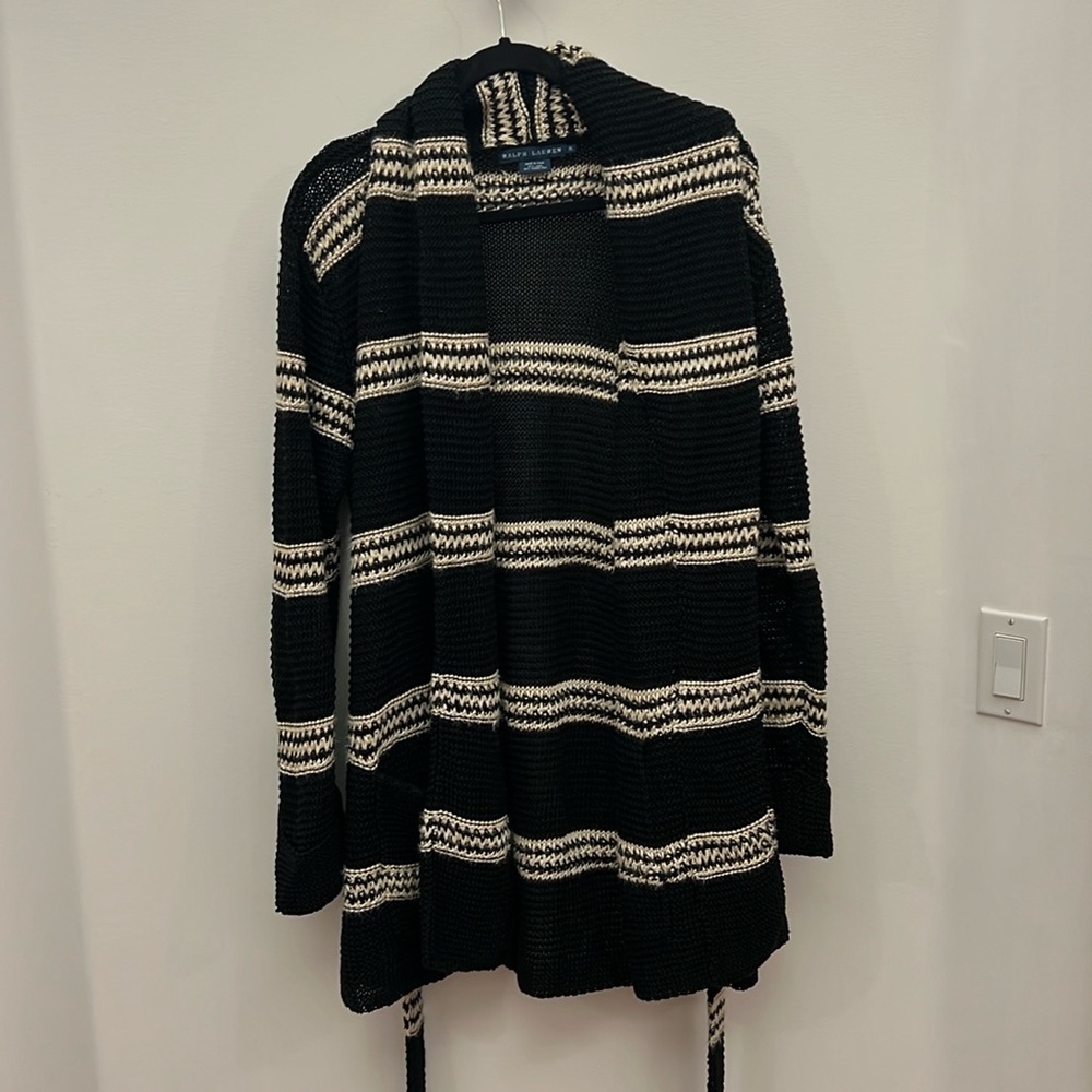 Semi sheer Ralph Lauren cozy cardigan